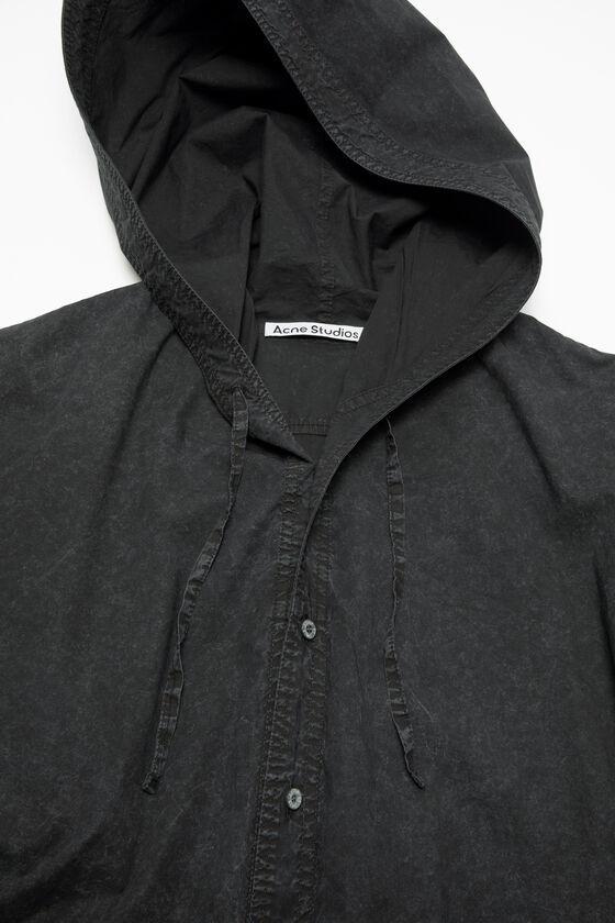 Hooded button-up shirt Product Image