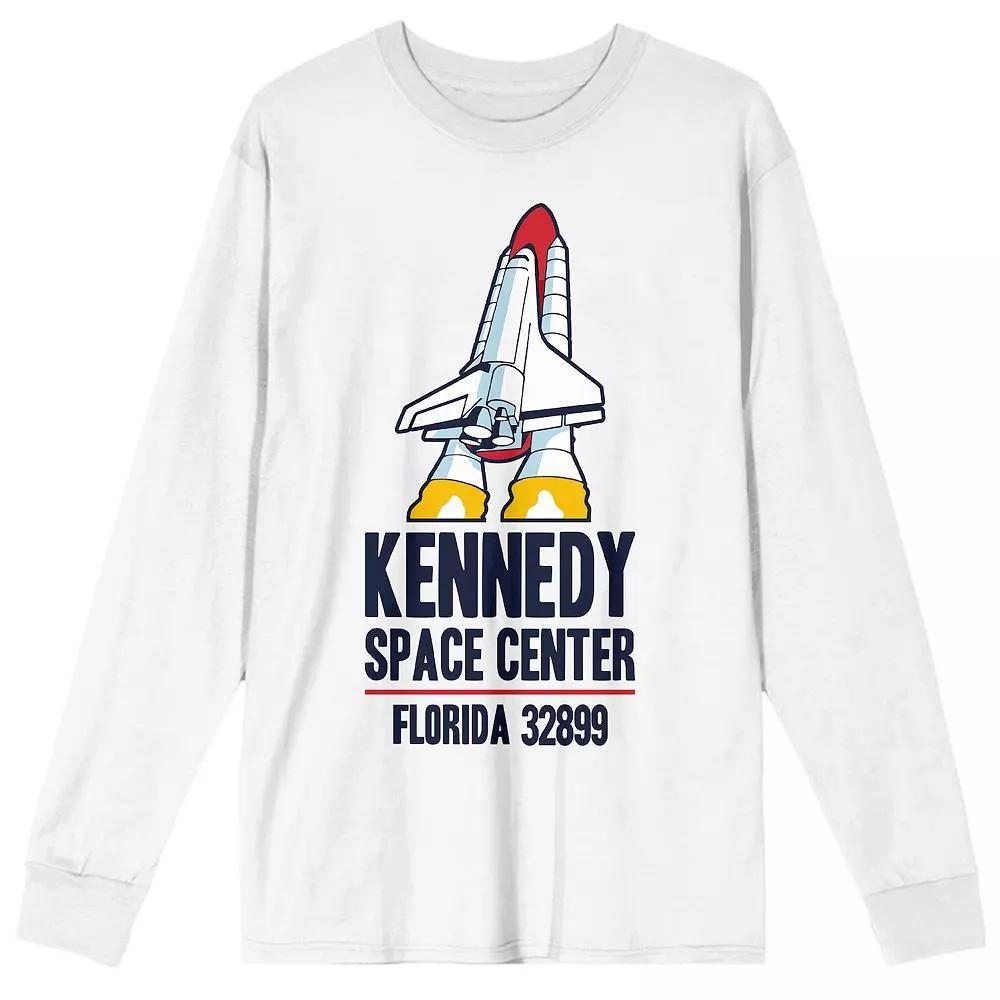 Men's NASA Kennedy Space Center Tee, Size: Small, White Product Image