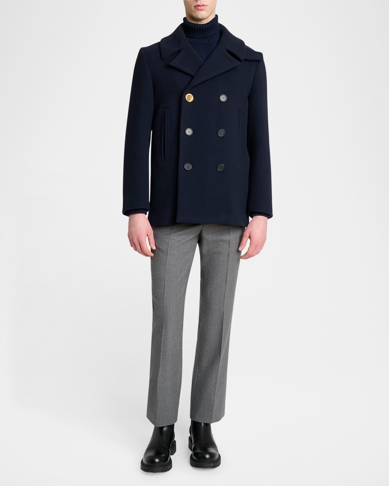Men's Double-Face Wool Peacoat Product Image