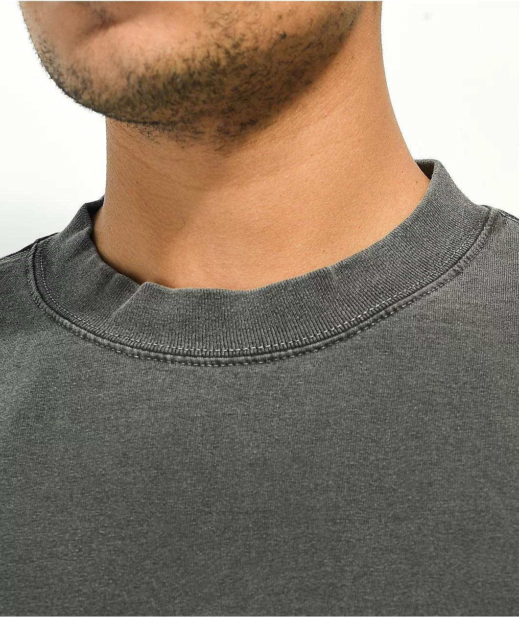 Shaka Wear Drop Shoulder Black Wash T-Shirt Product Image