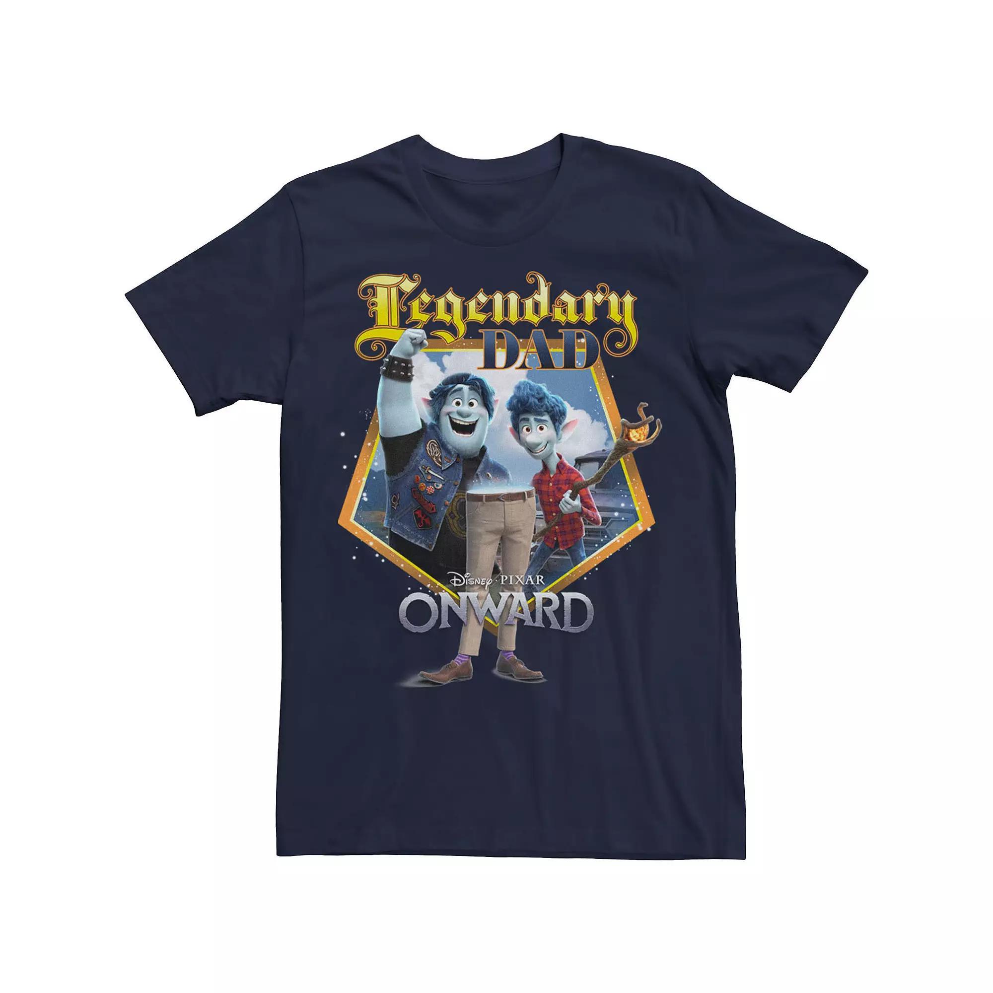 Disney / Pixar's Onward Men's Group Shot Legendary Dad Portrait Tee,  Product Image