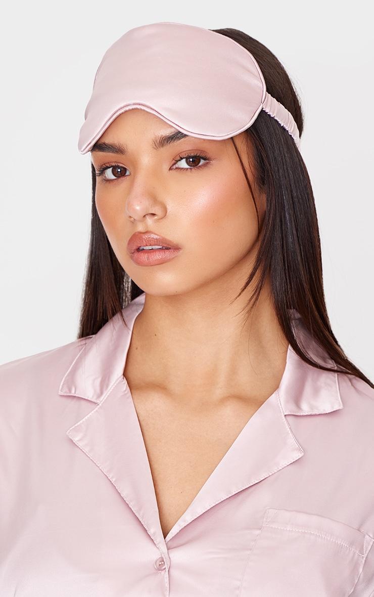 Pink Satin Eye Mask Product Image