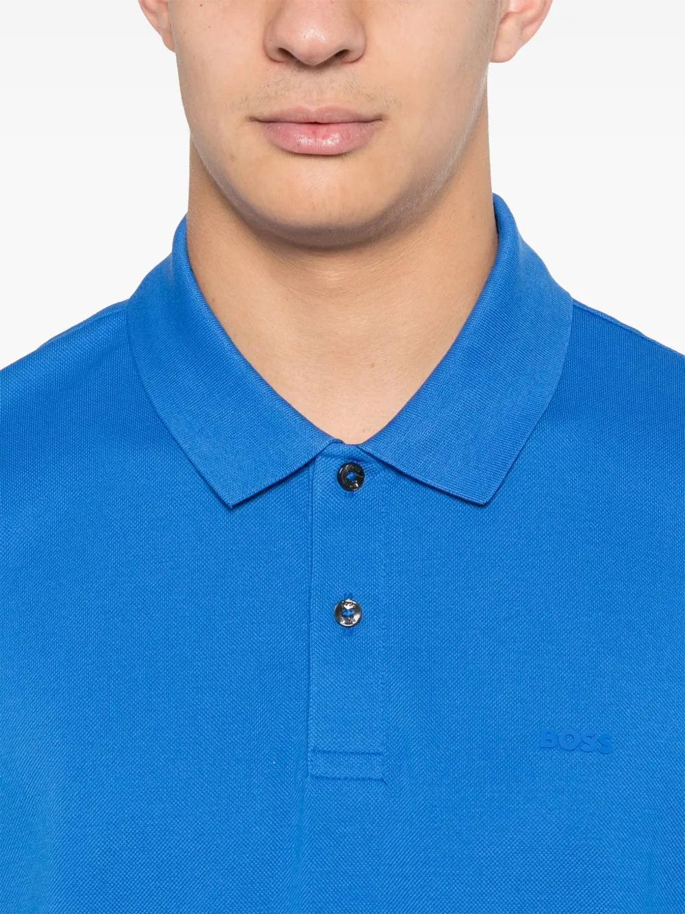 HUGO BOSS Parlay 147 Polo Shirt In Blue Product Image