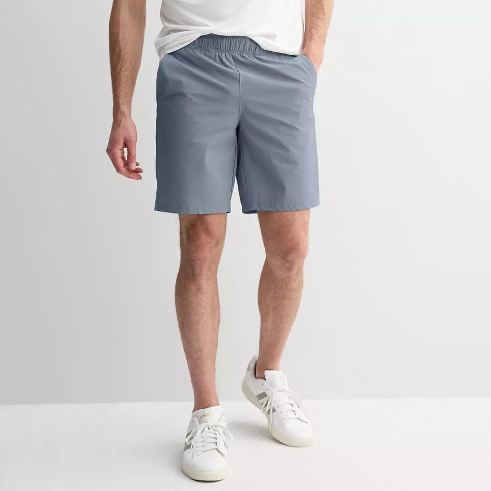 Men's Tek Gear® Lightweight 9 in. Woven Shorts, Size: XXL, Mustang Gray Product Image