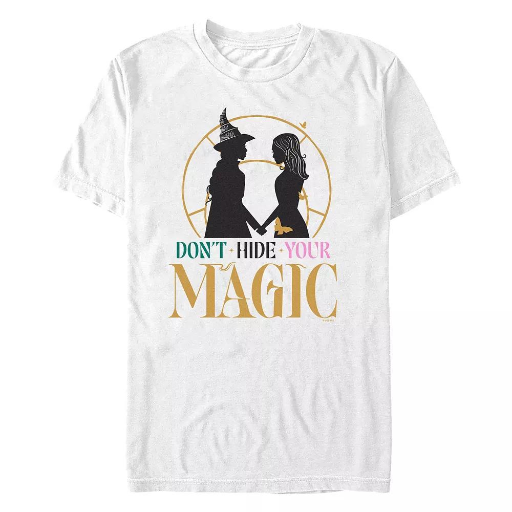 Men's Wicked Don't Hide Your Magic Graphic Tee, Size: XS, White Product Image