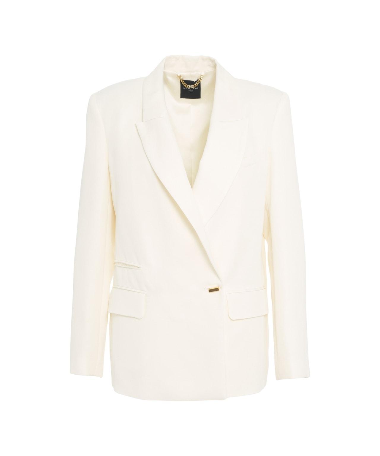 Linen blend blazer Product Image