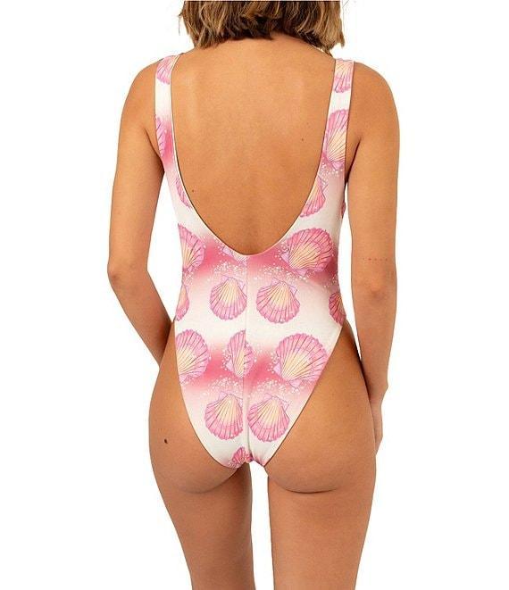 OCEANUS Shell Beaded One Piece Swimsuit Product Image
