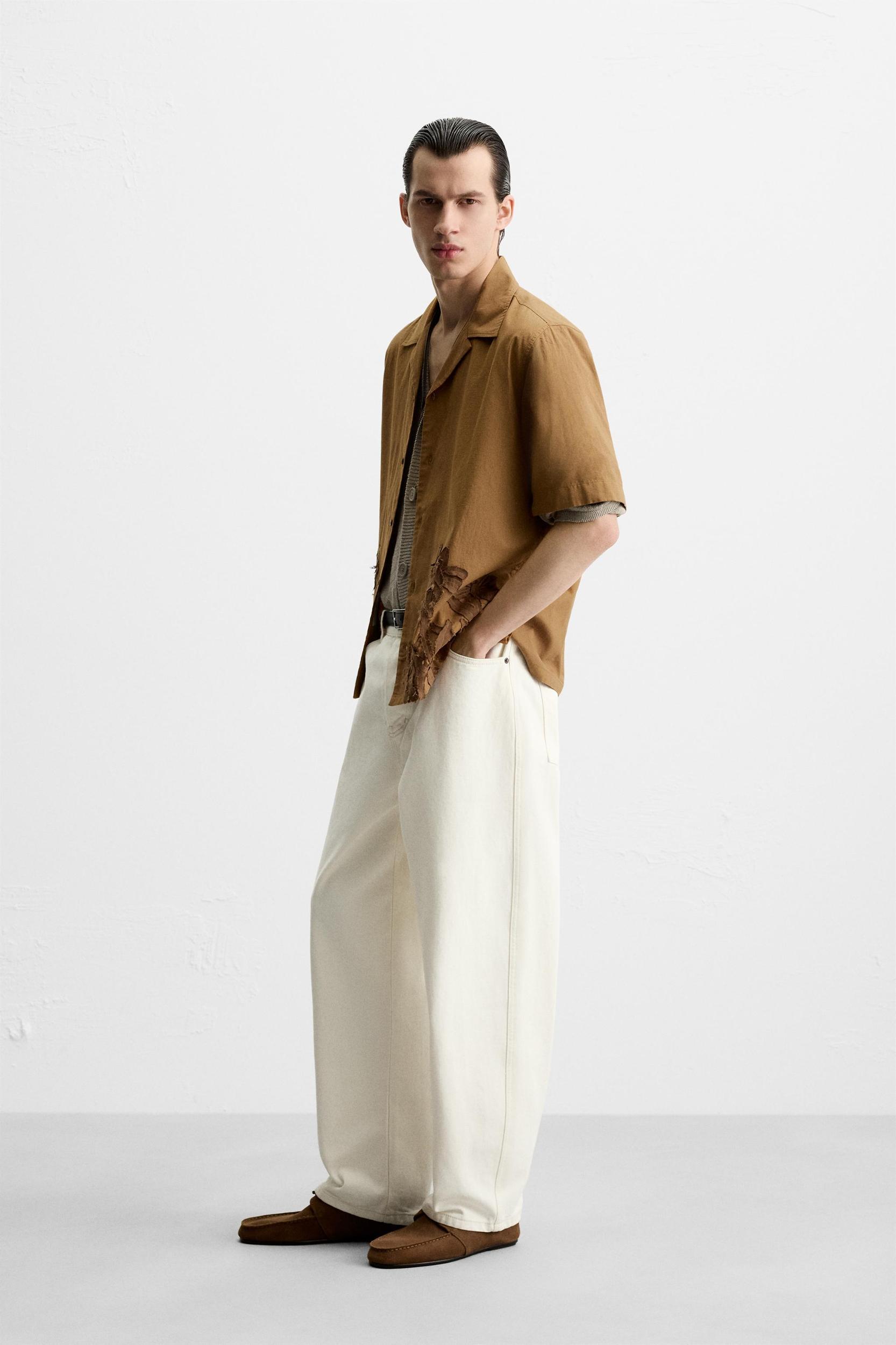 TEXTURED RELAXED FIT SHIRT Product Image