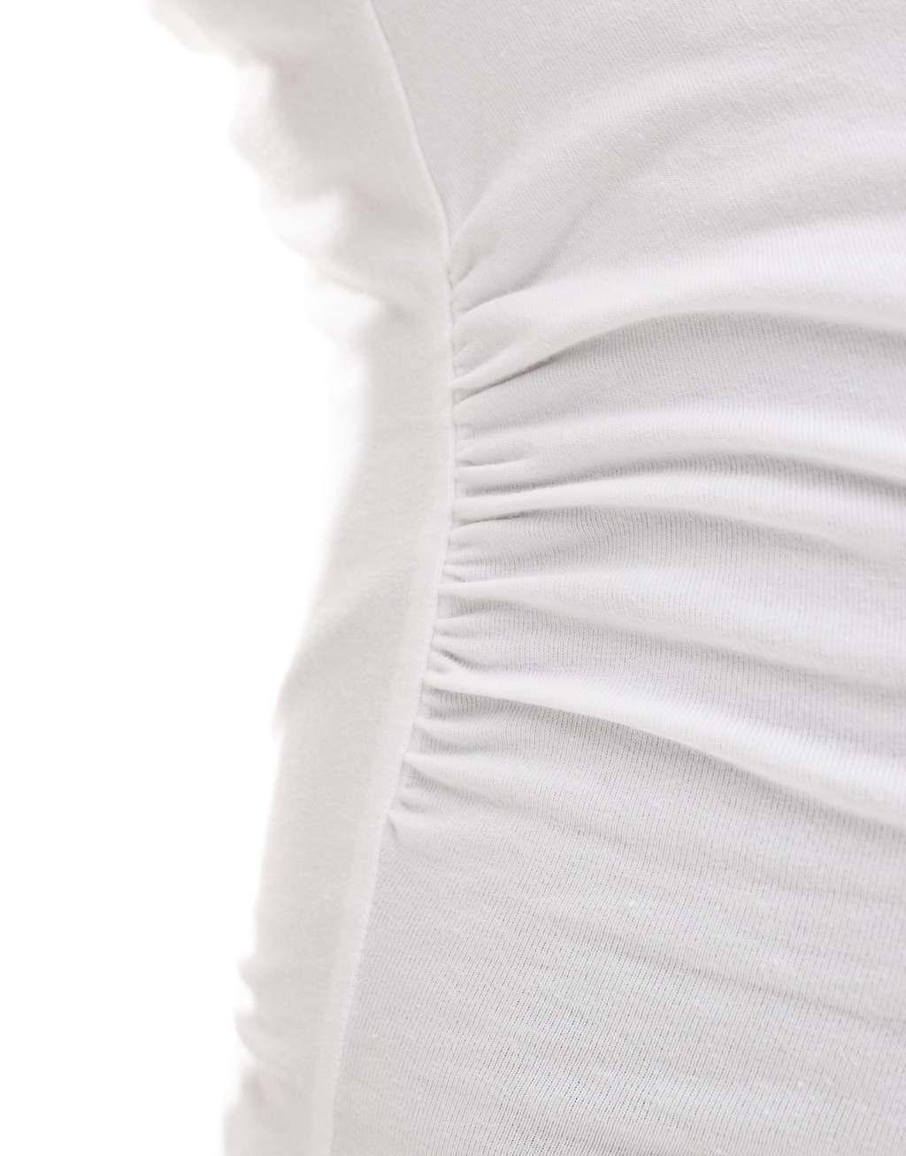 ONLY Maternity 2 pack tank top in black and white  Product Image