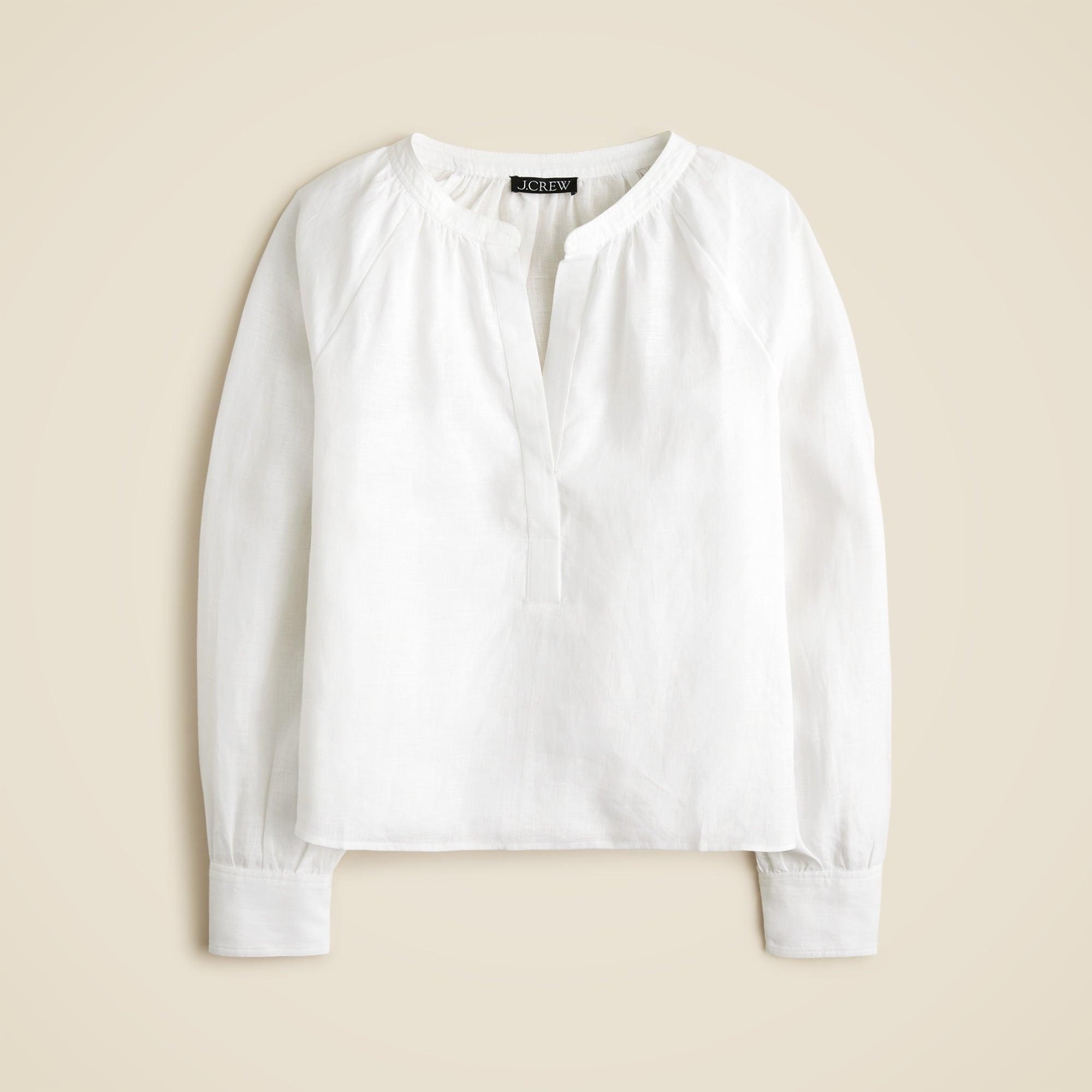 Cabana top in linen Product Image