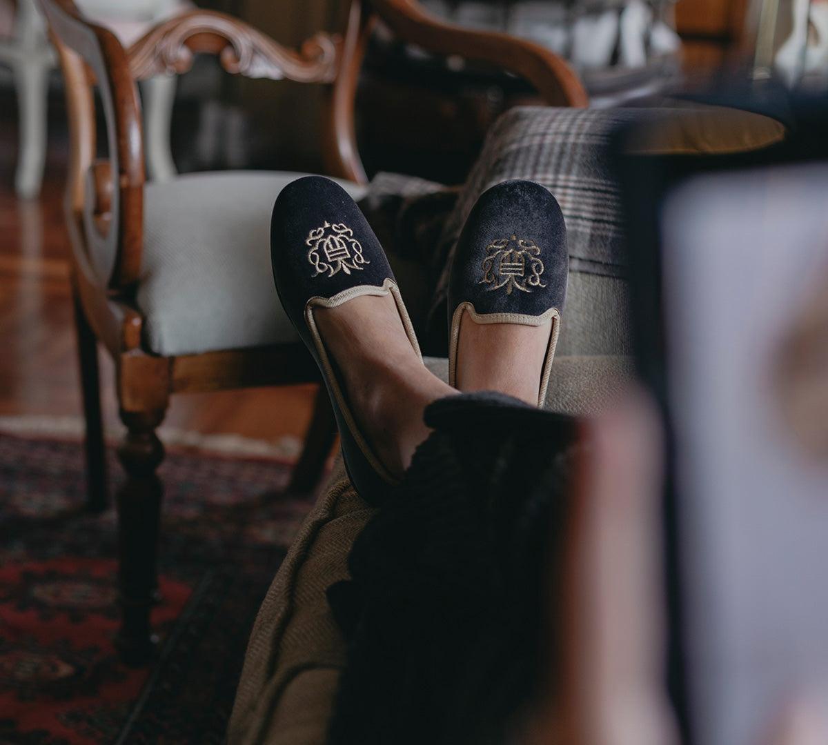 Royal Dark Gray Slipper Product Image