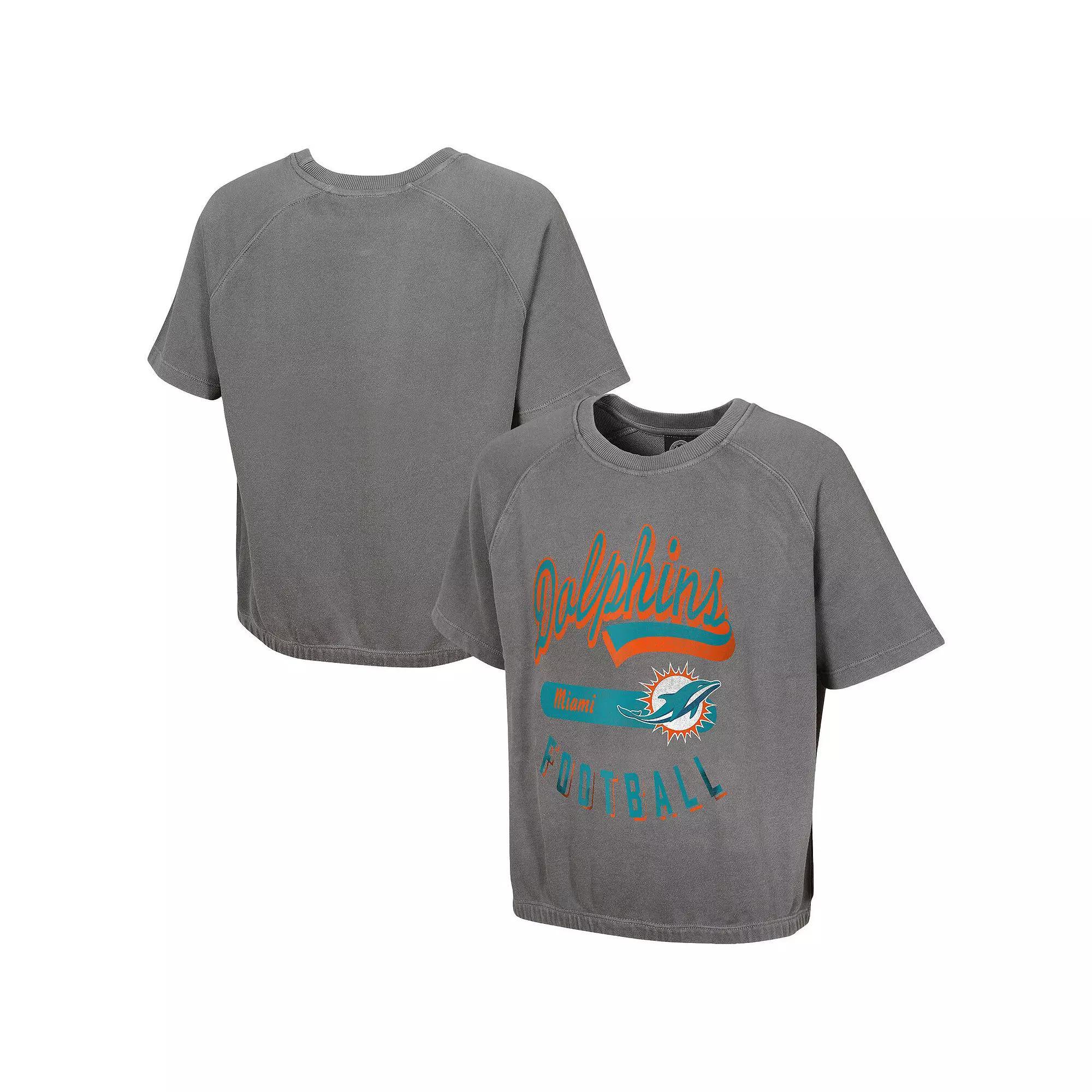 Women's Gray San Francisco 49ers Mineral Wash Short Sleeve Top,  Product Image