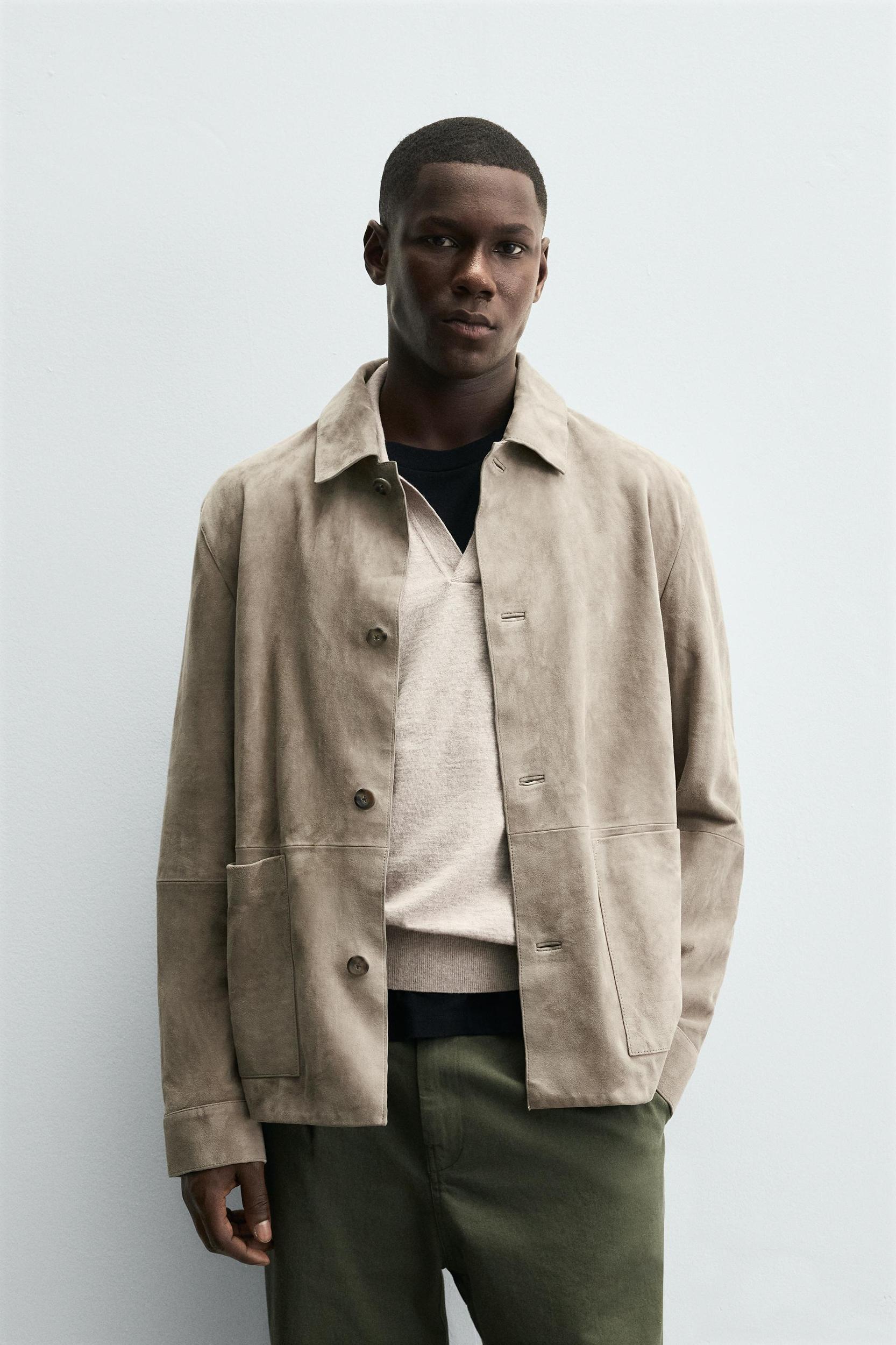 SUEDE LEATHER JACKET Product Image