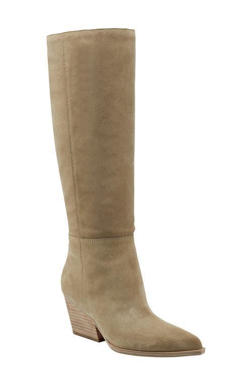 Womens Challi 50MM Suede Low-Heel Tall Boots Product Image