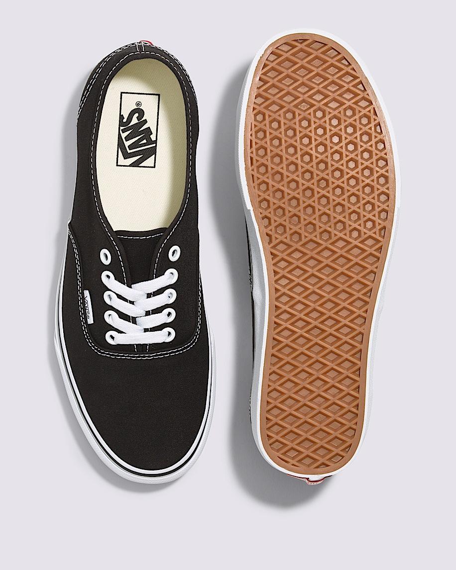 Authentic Wide Shoe in Black / White| Vans US Product Image