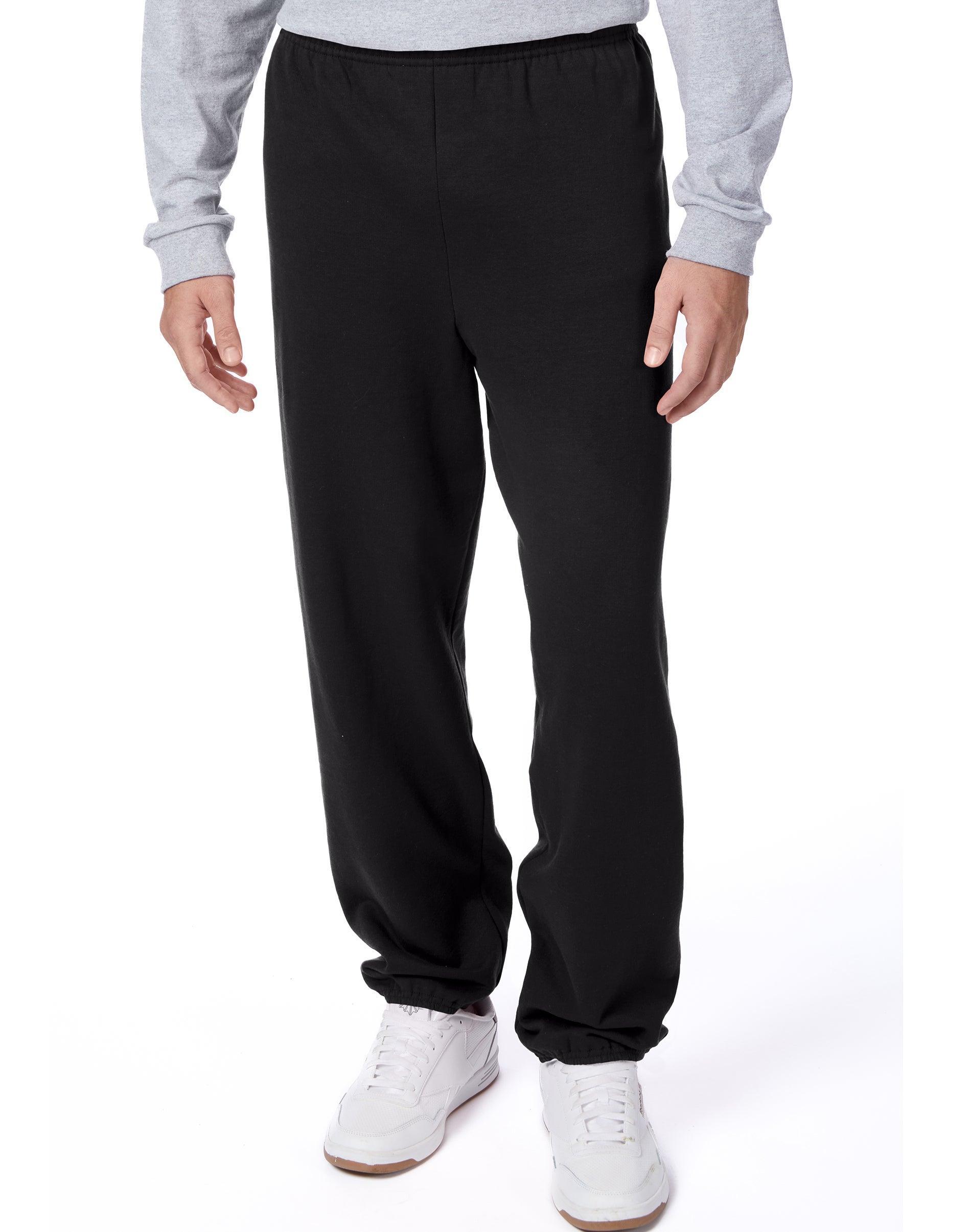 Hanes EcoSmart Mens Fleece Sweatpants, 32 White M Product Image