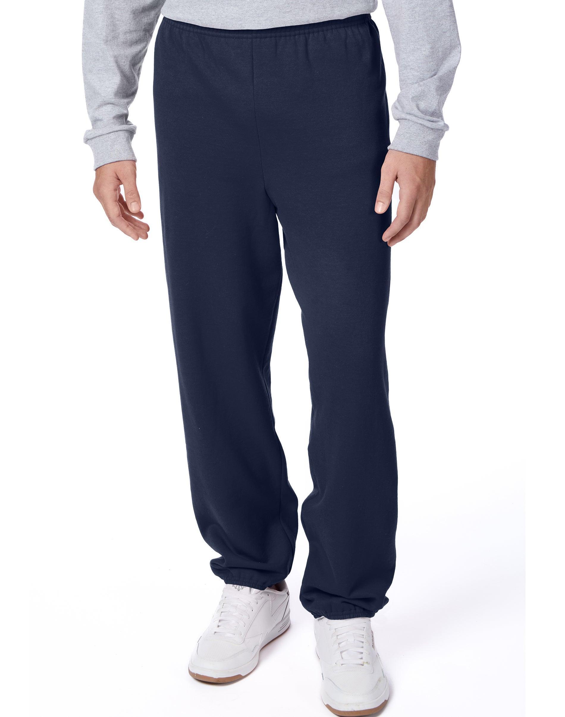 Hanes EcoSmart Mens Fleece Sweatpants, 32 White M Product Image