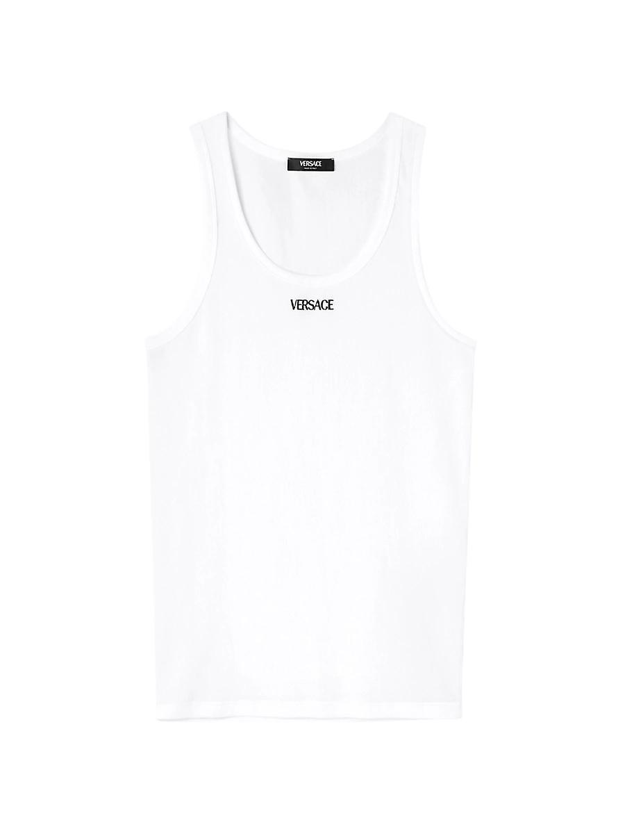 Mens Logo Cotton-Blend Tank Product Image