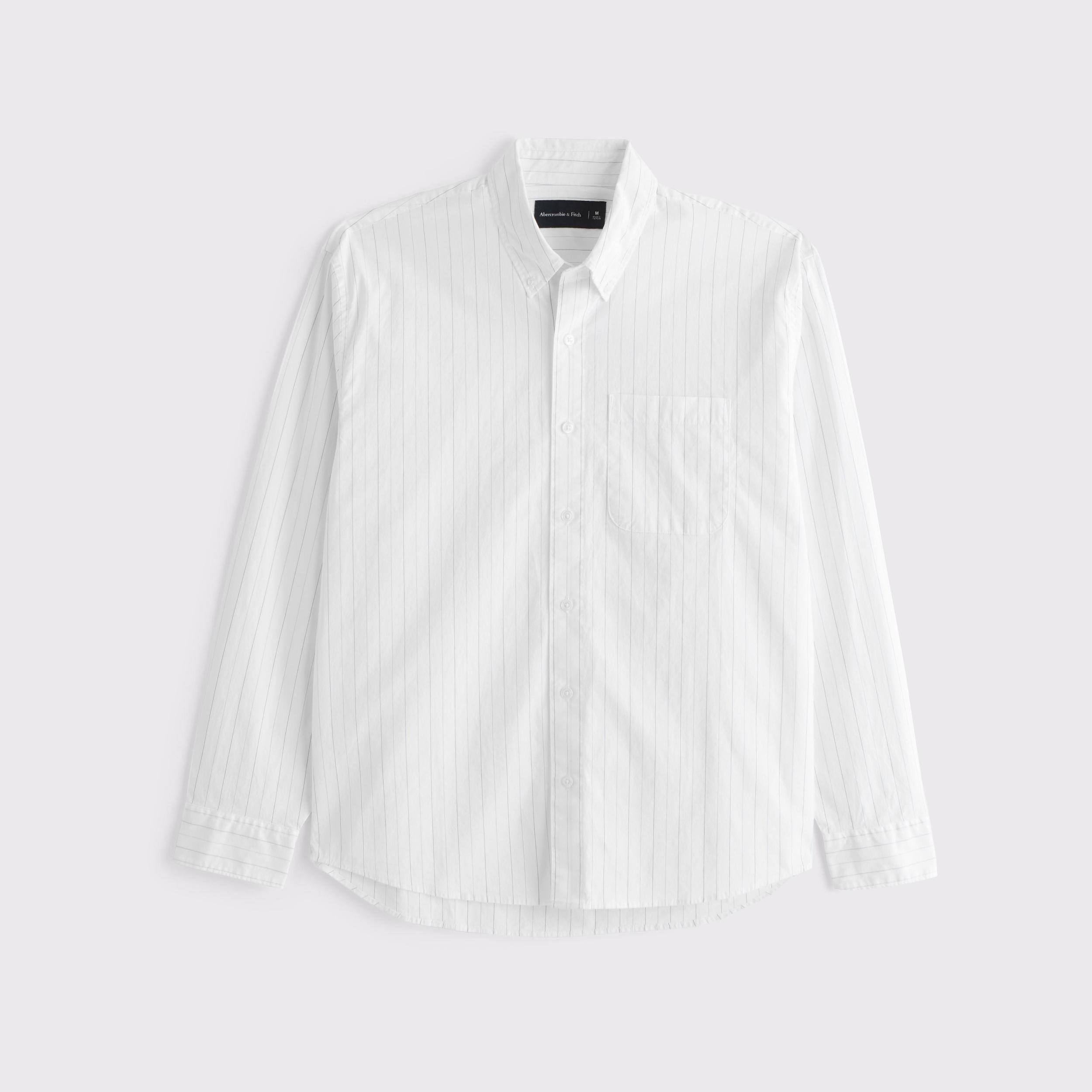 Poplin Button-Up Shirt Product Image