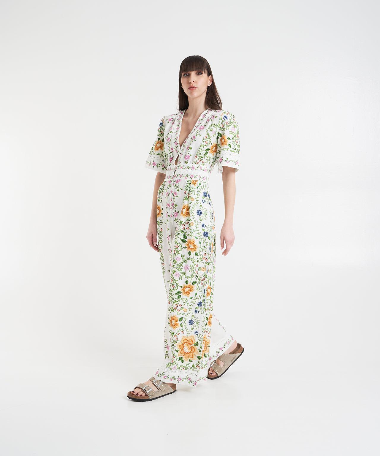 Jumpsuit with floral pattern Product Image
