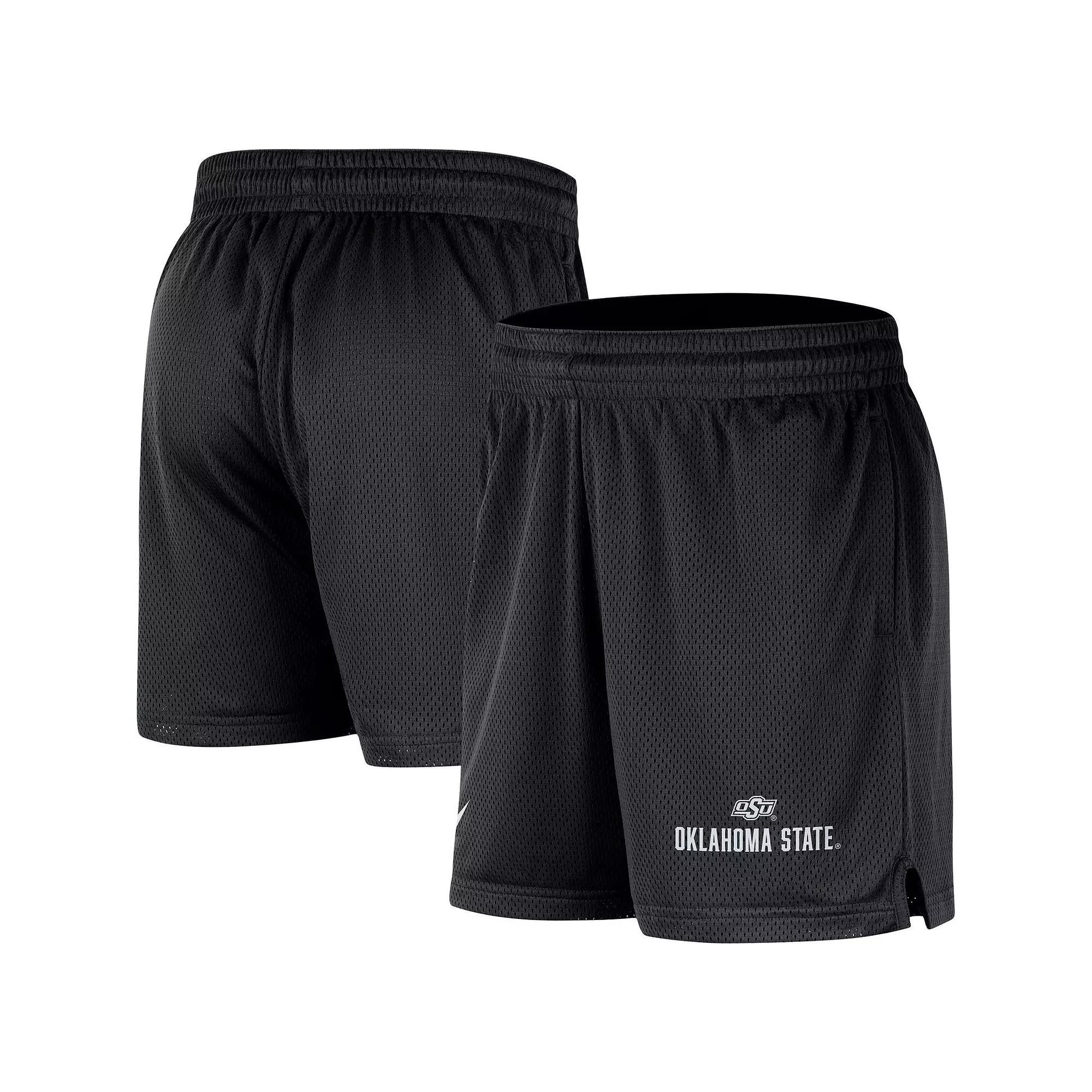 Men's Nike Black Oklahoma State Cowboys Mesh Performance Shorts, Size: 2XL Product Image