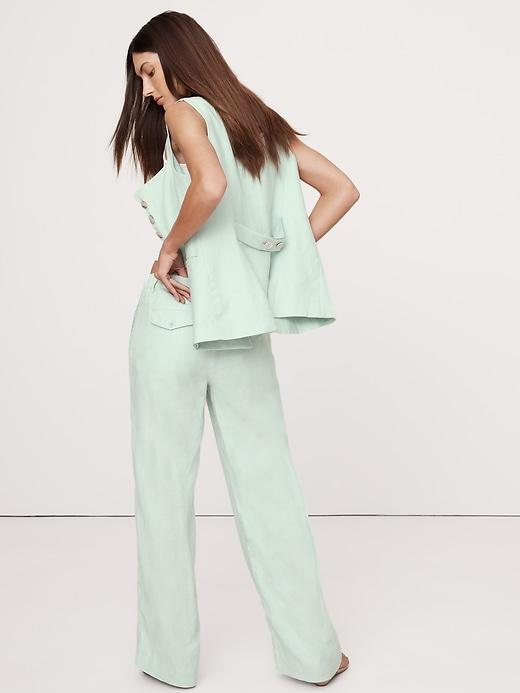 The Everyday Wide-Leg Linen Pant Product Image