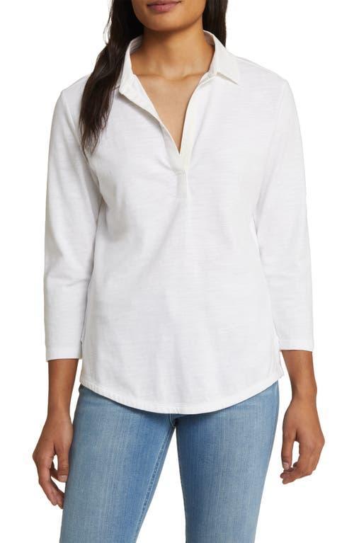 Tommy Bahama Ashby Isles Jersey Johnny Collar Women's Blouse Product Image