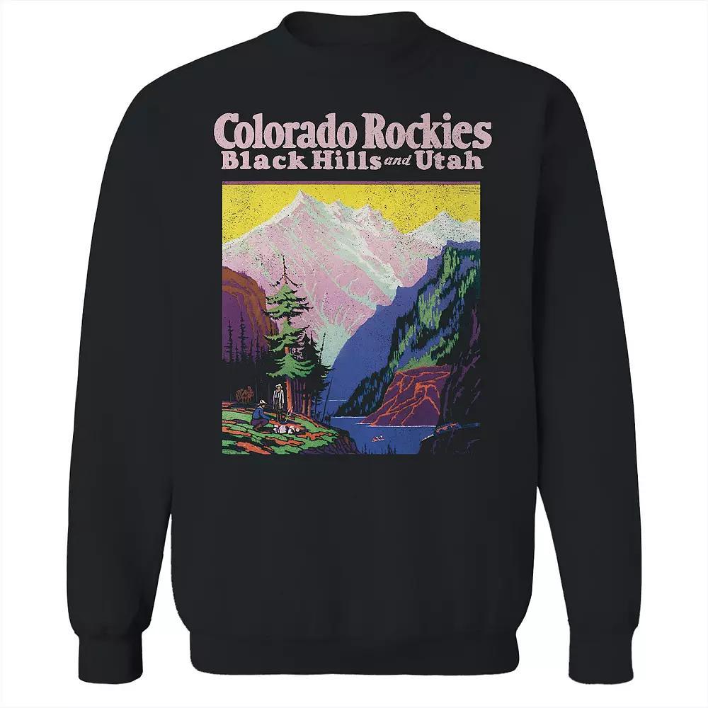 Men's Colorado Rockies Fleece Sweatshirt, Adult Unisex,  Product Image