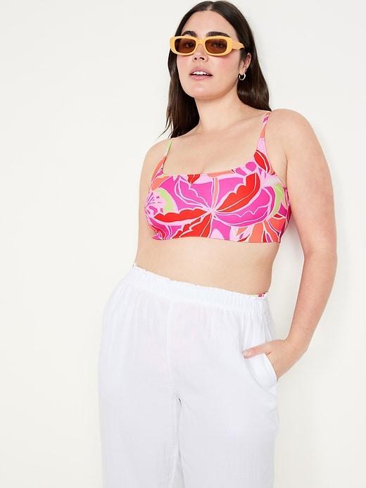 Scoop-Neck Bikini Swim Top Product Image