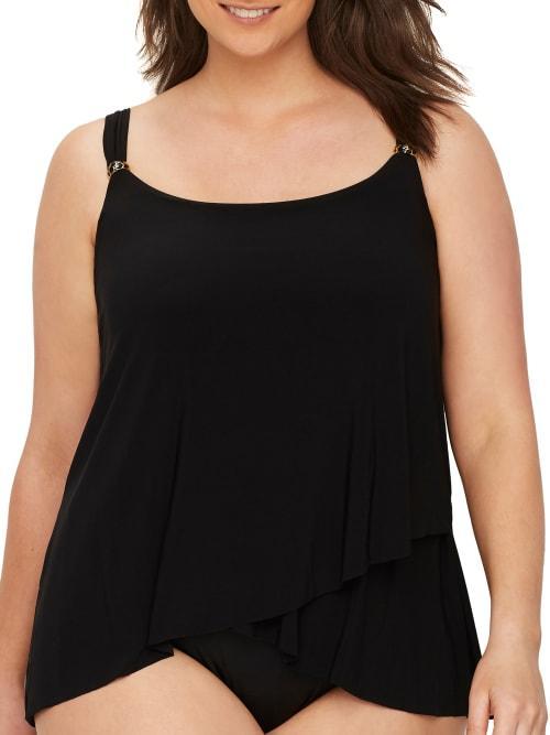 Womens Plus Razzle Dazzle Tankini Top Product Image