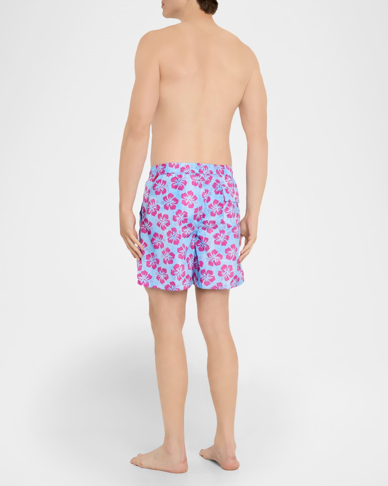 Men's Tropical Floral Swim Trunks Product Image