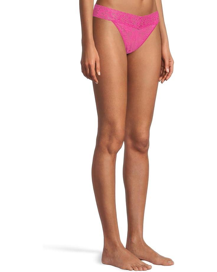 Signature Lace Original Rise Thong 3-Pack Product Image