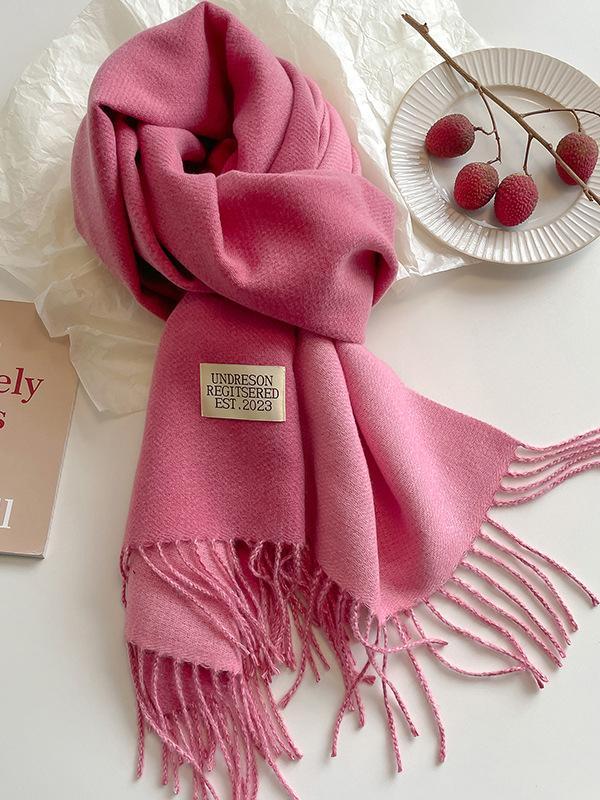Keep Warm Tasseled Shawl&Scarf Product Image
