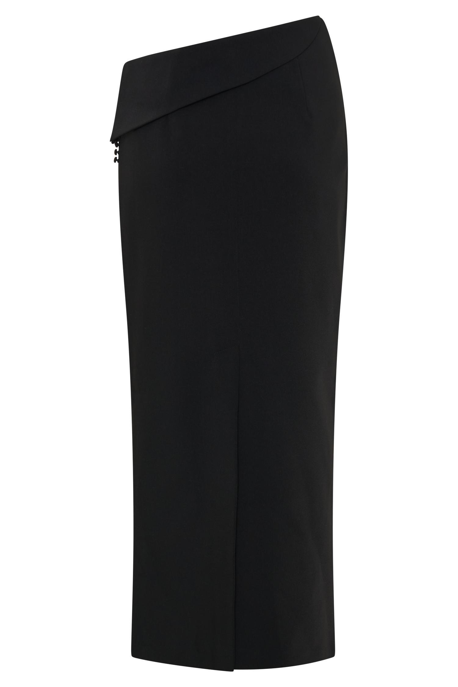 Astrid Suiting Midi Skirt - Black Product Image