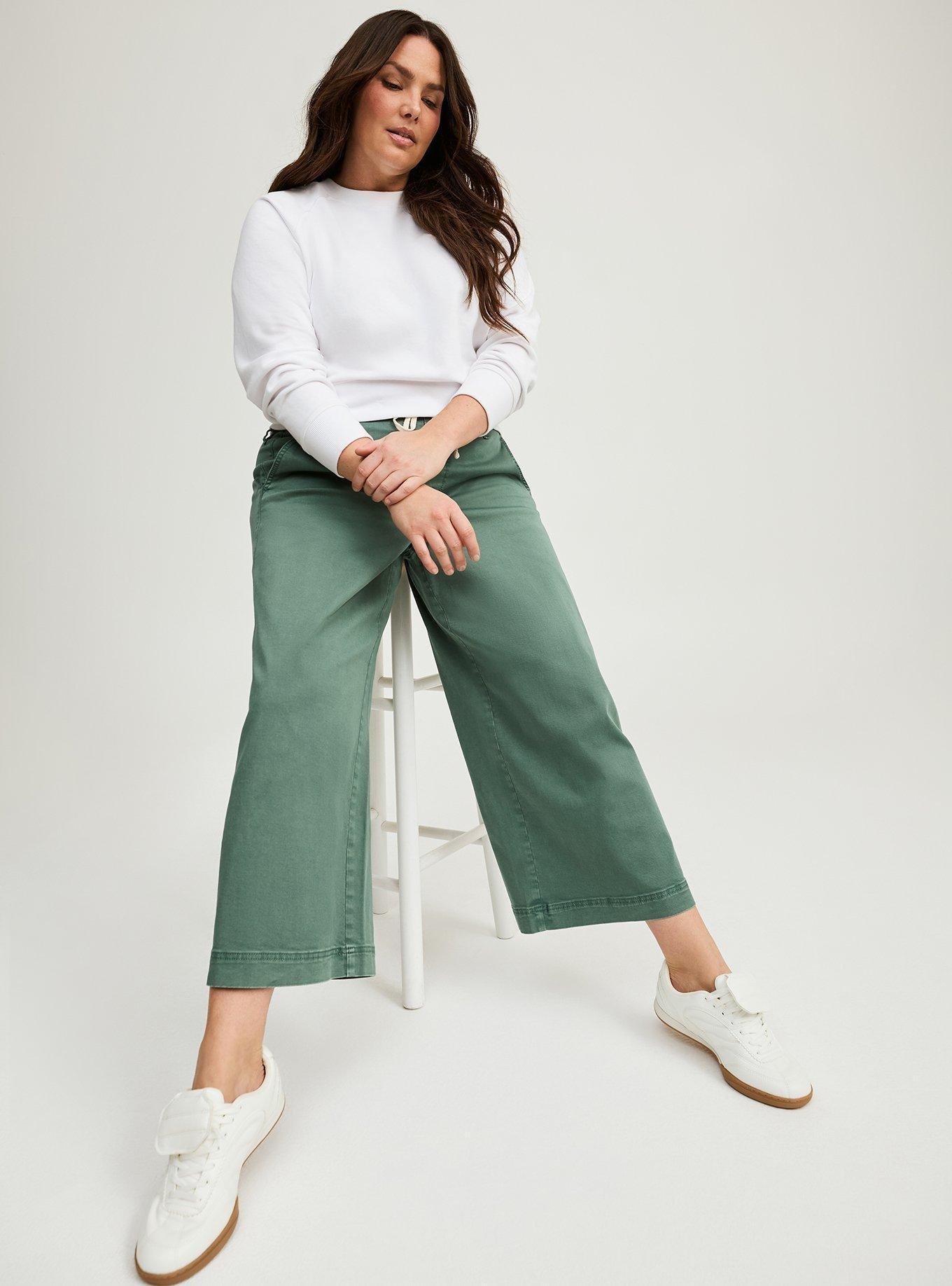 Weekend Wide Leg Ankle Crop Pants Product Image