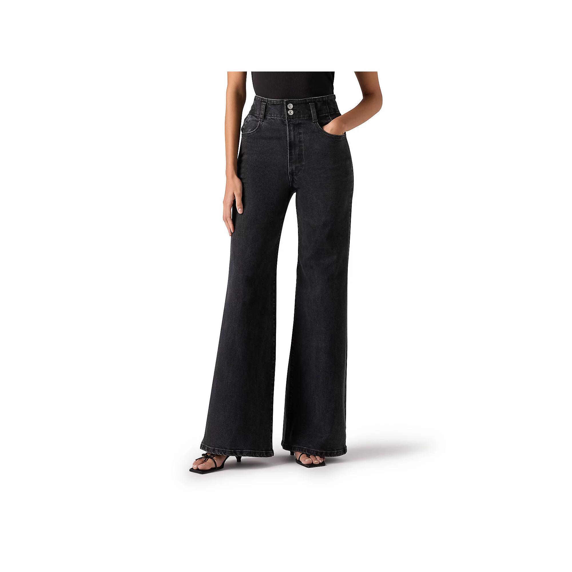 Women's Levi's® Ribcage Bells Corset Jeans, Size: 30(US 10)Medium, First Or Last Product Image