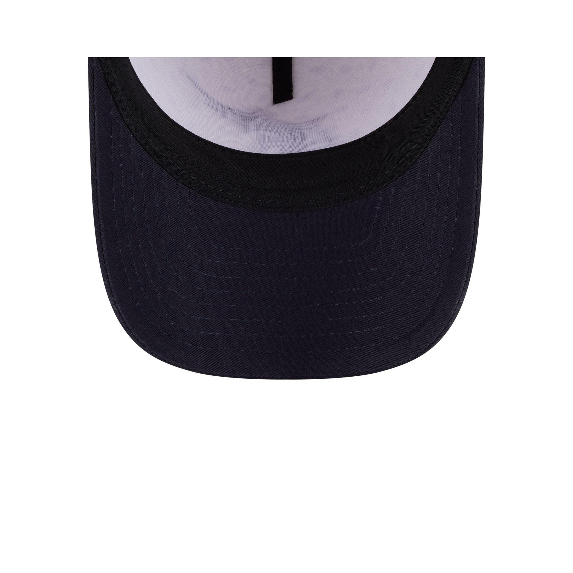 Miami Marlins Micro Print 9FORTY M-Crown A-Frame Adjustable Hat Male Product Image