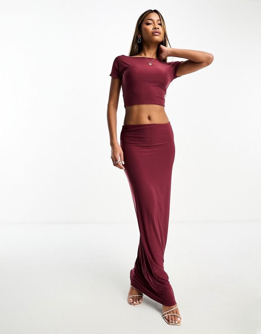 Kaiia slinky column maxi skirt Product Image