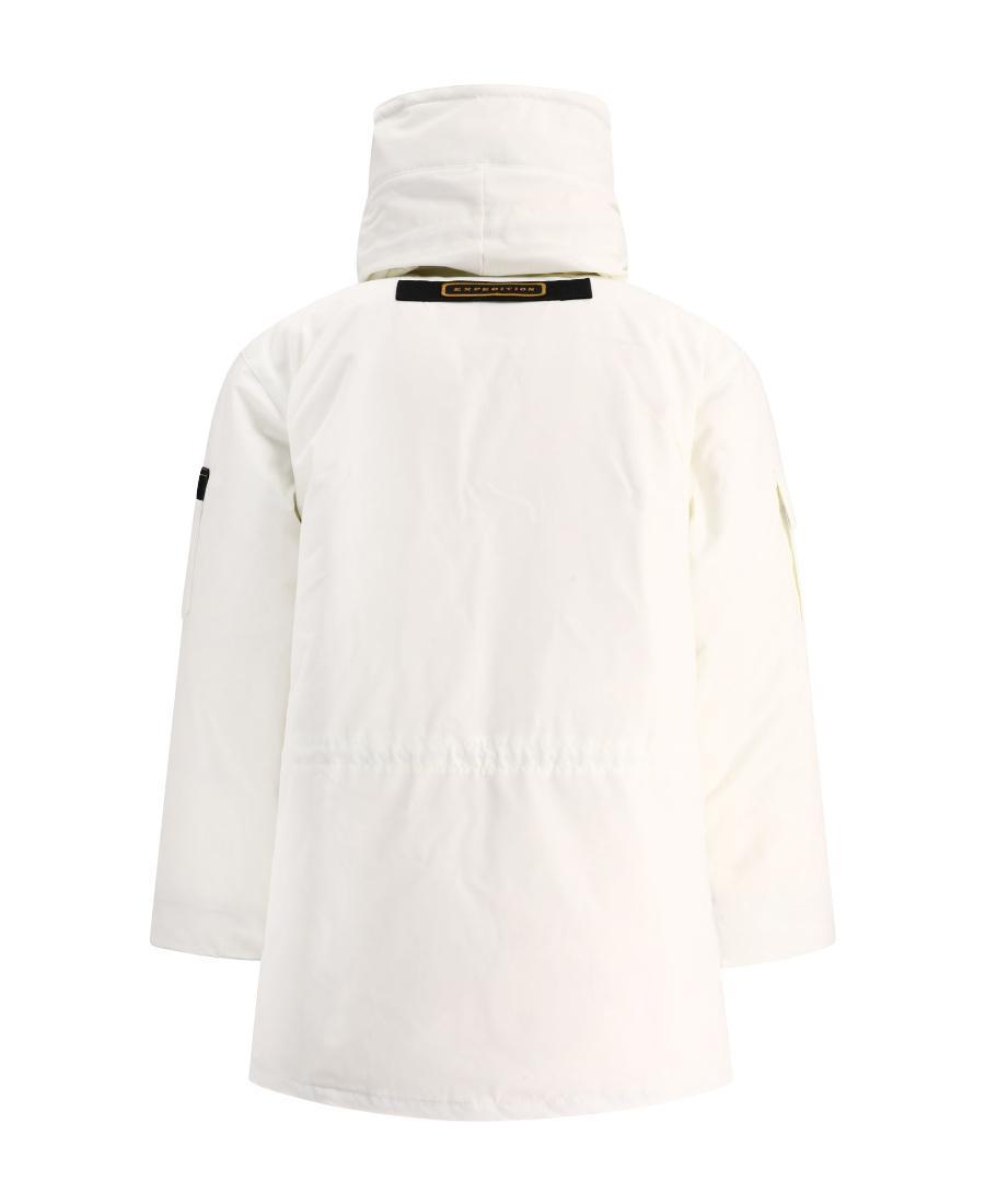 CANADA GOOSE Expedition Hooded Parka Coat In White Product Image