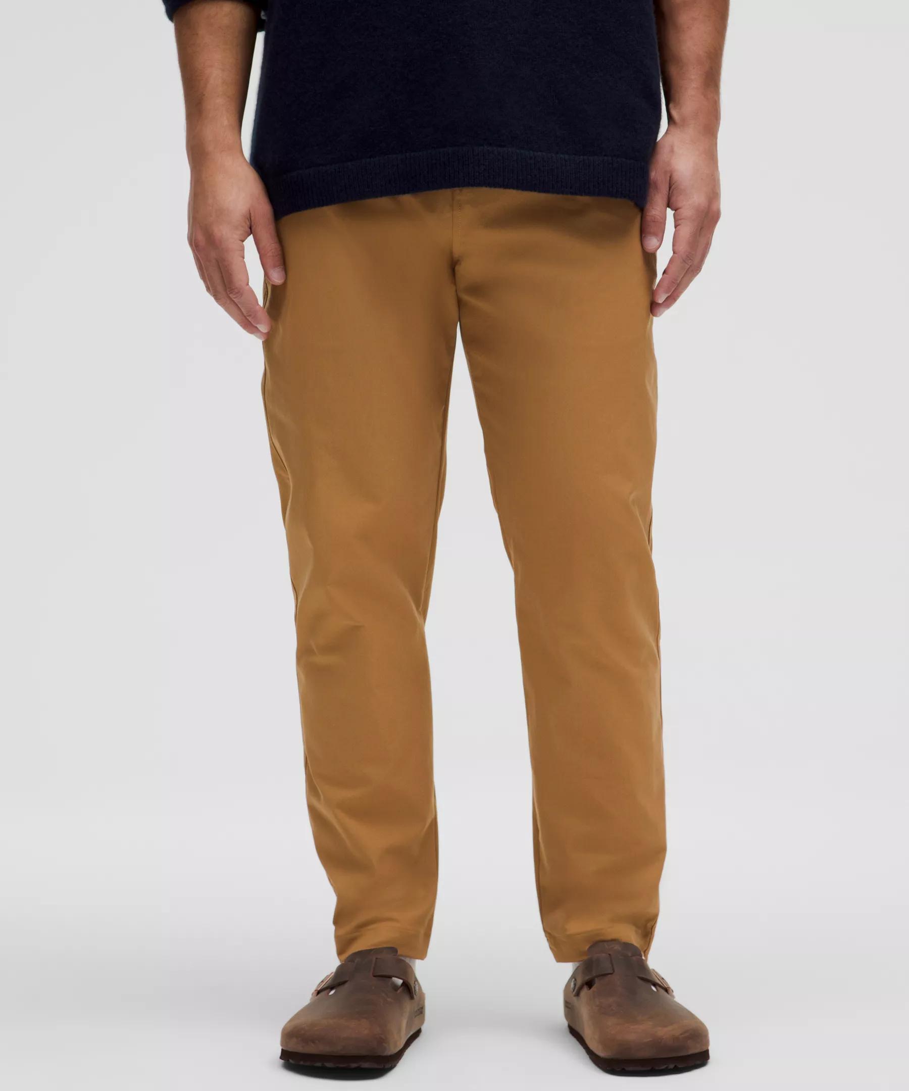 Slim-Tapered Smooth Twill Trouser *Cropped Product Image