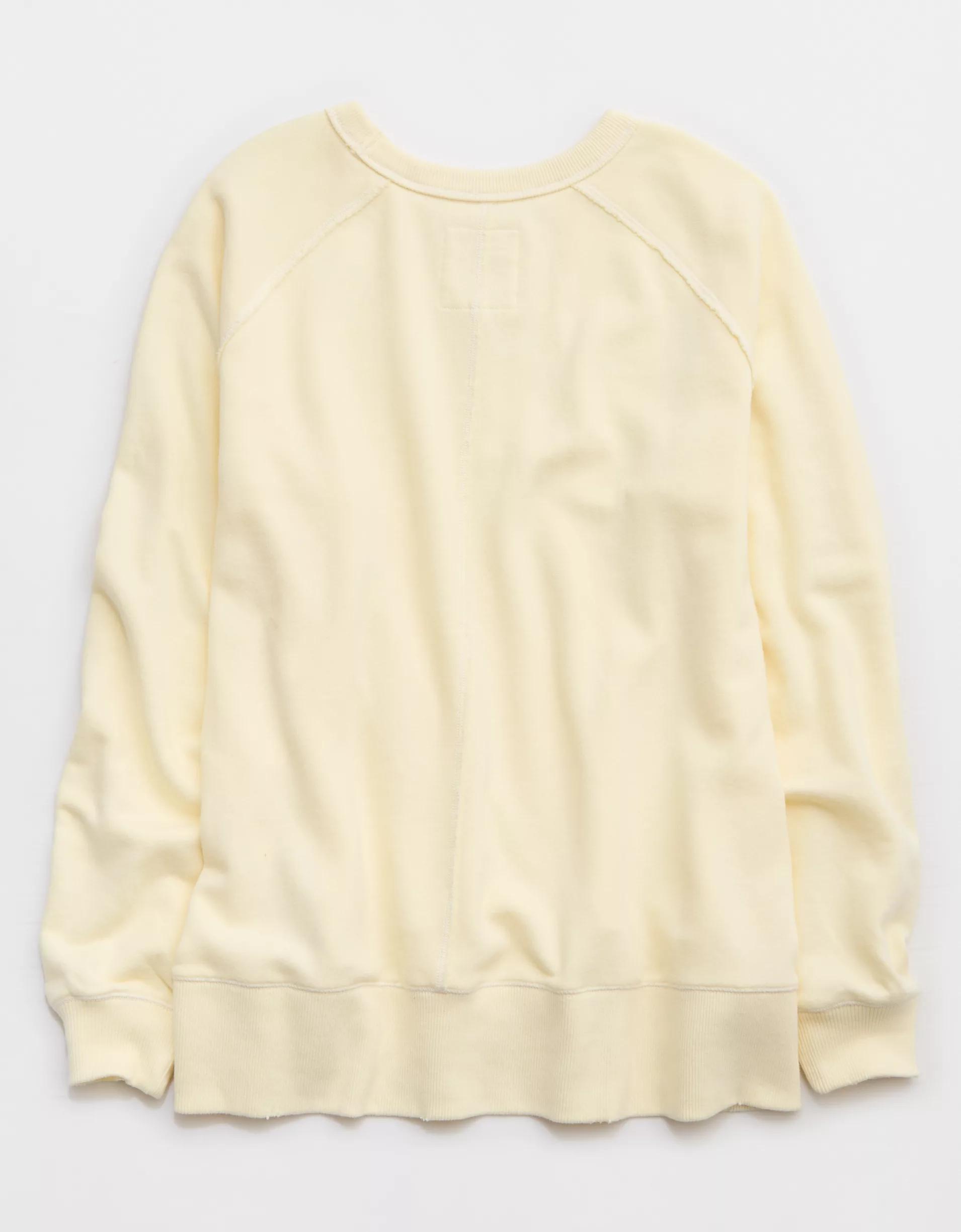 Aerie East West Crew Sweatshirt Product Image