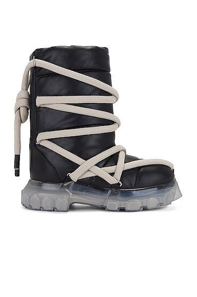 Rick Owens Lunar Tractor Boot in Black Product Image