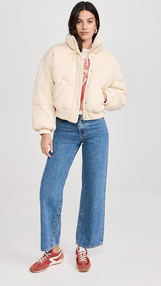 BLANKNYC Cream Pie Bomber Jacket | Shopbop Product Image