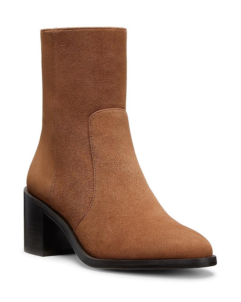 Womens Esme 60MM Suede Zip Booties Product Image