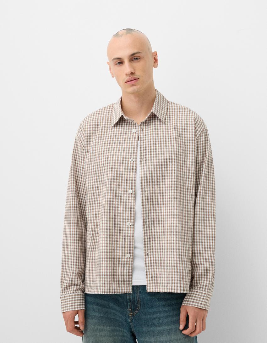 Relaxed fit check shirt Product Image