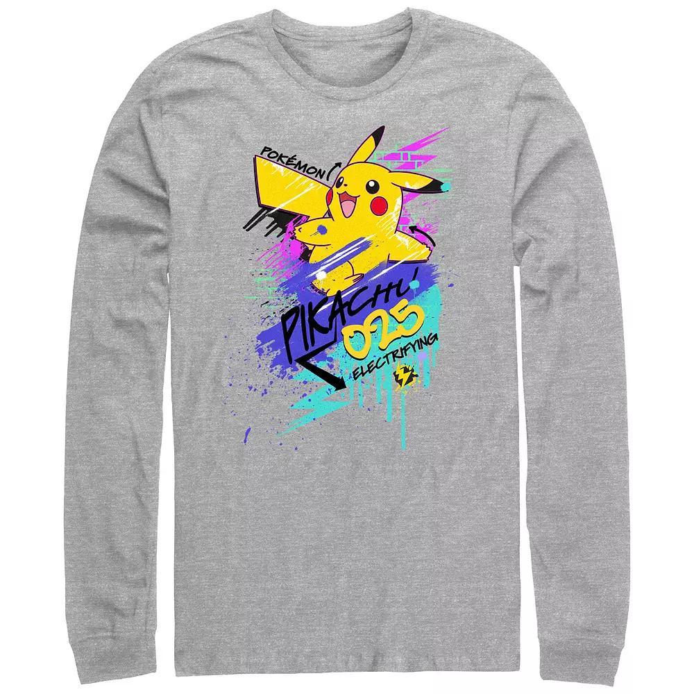 Men's Pokemon Pikachu Graffiti Graphic Tee,  Product Image