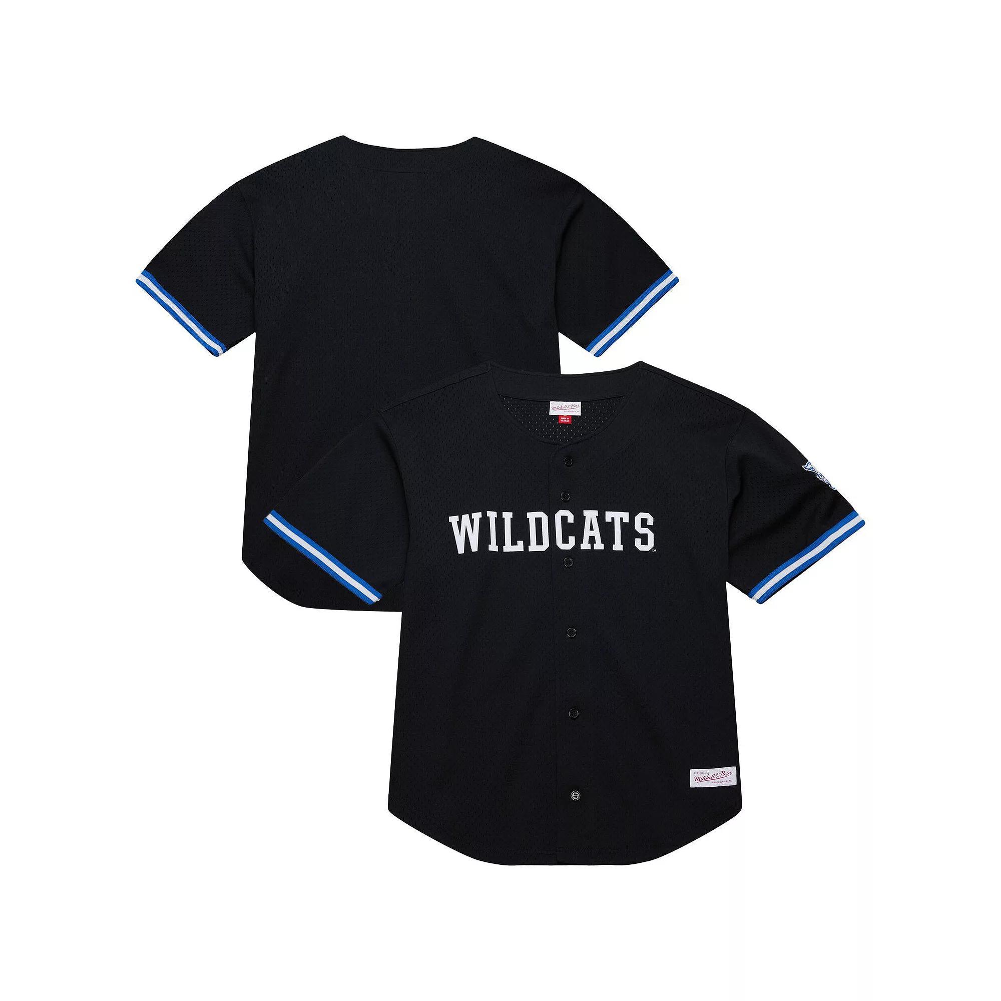 Men's Mitchell & Ness Black Kentucky Wildcats On The Clock Full-Button Fashion Jersey, Size: Medium Product Image