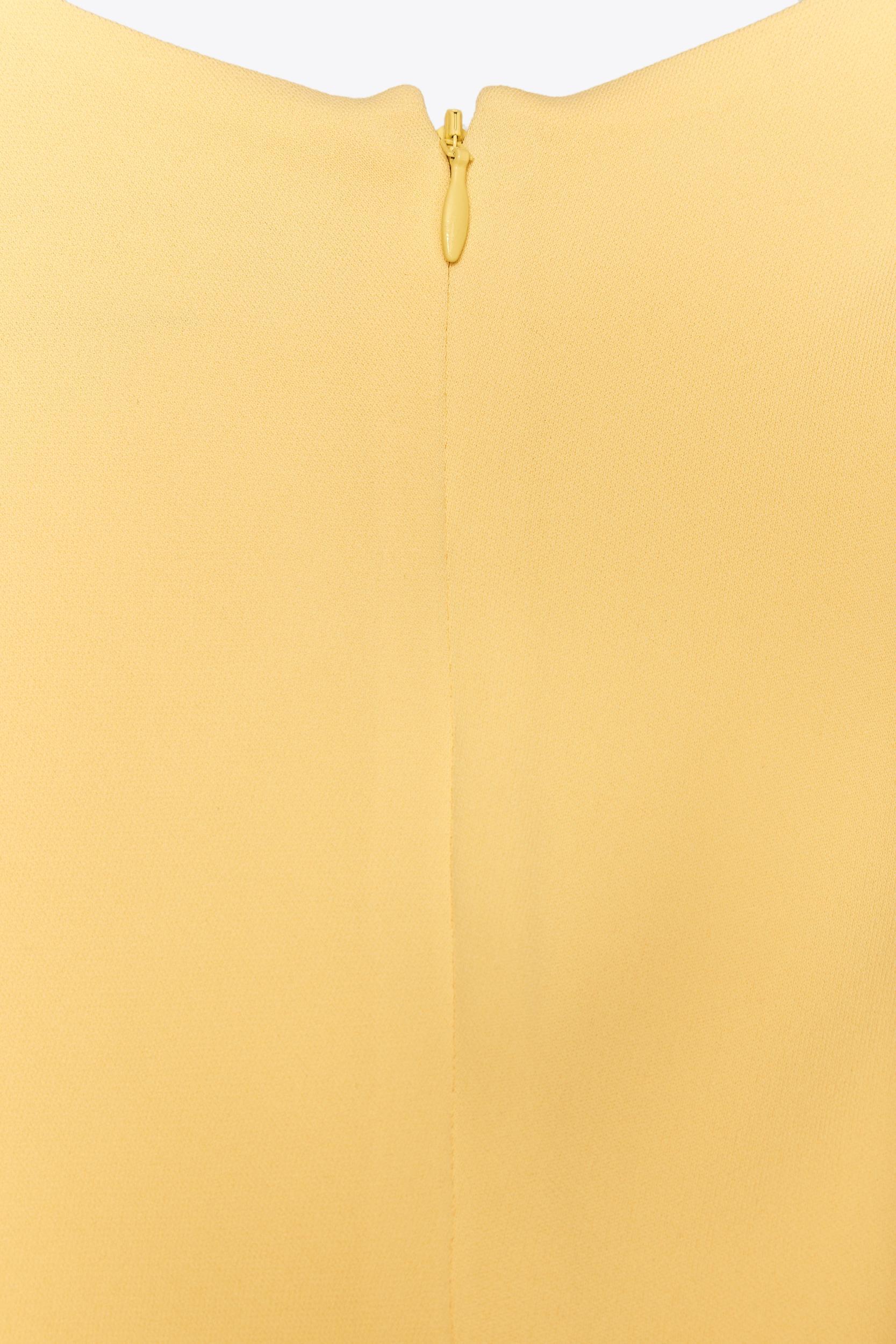 SHORT DRESS WITH RUCHING Product Image