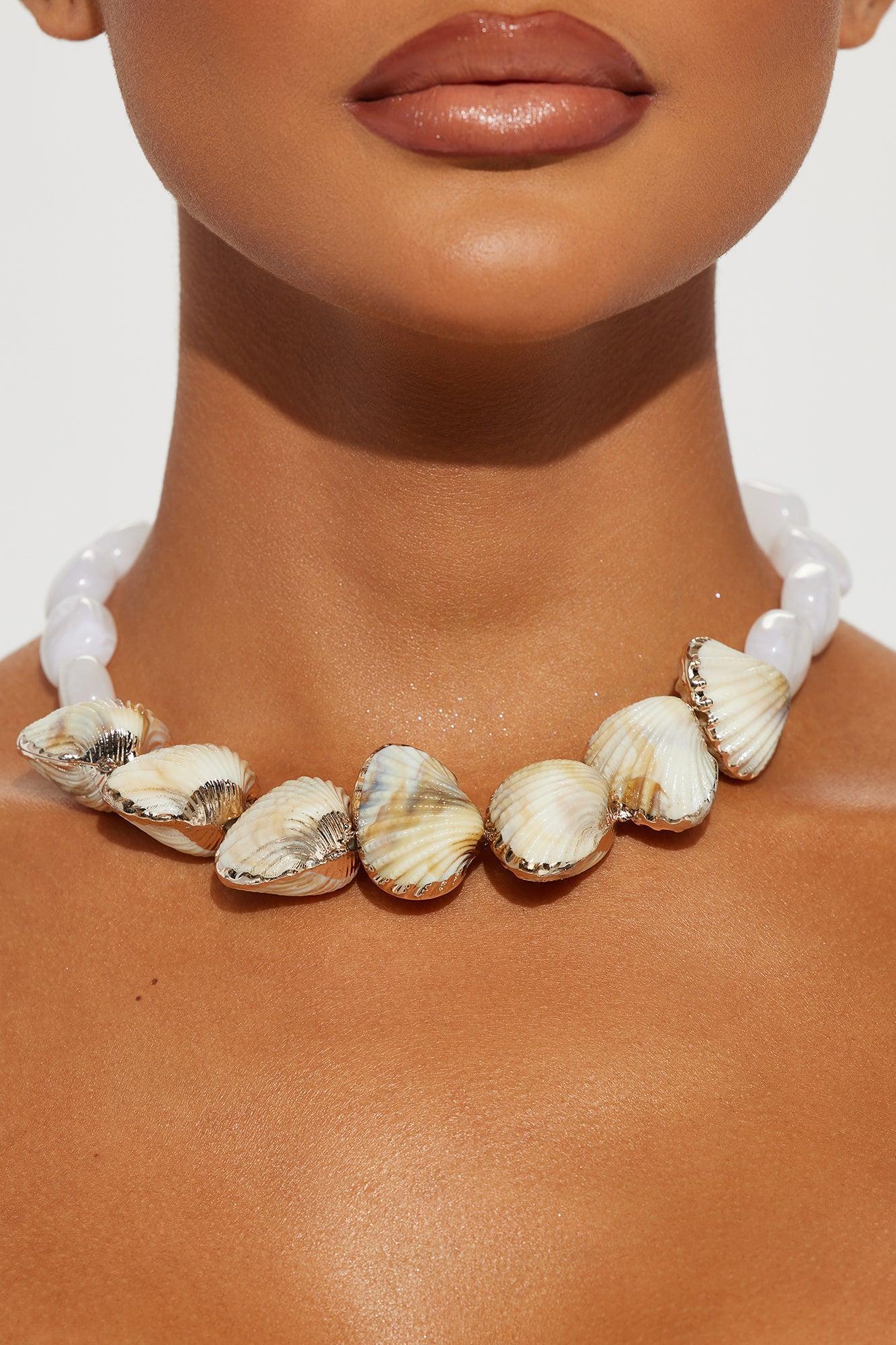 Leilani Shell Necklace - Ivory/combo Product Image