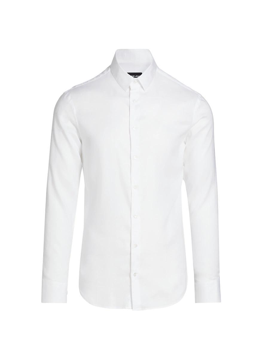 Mens Solid Tencel Sport Shirt Product Image